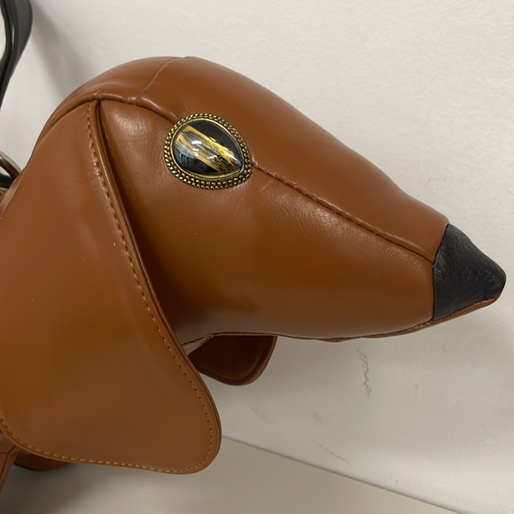 Dachshund handbag brown - Picture 3 of 7